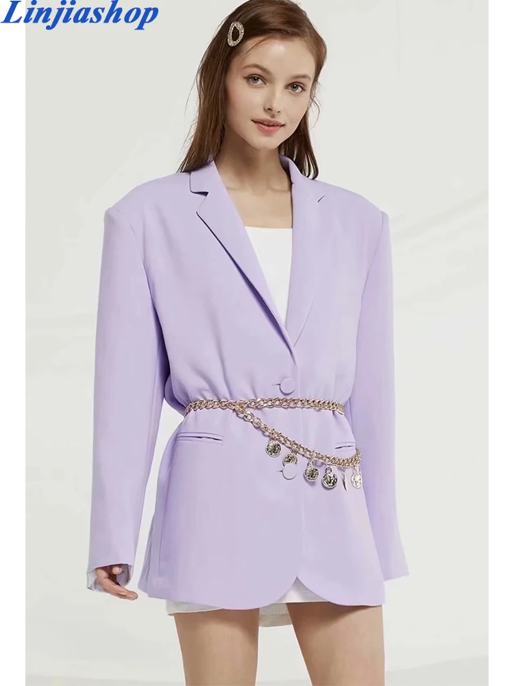 Lavender oversized blazer Clearance