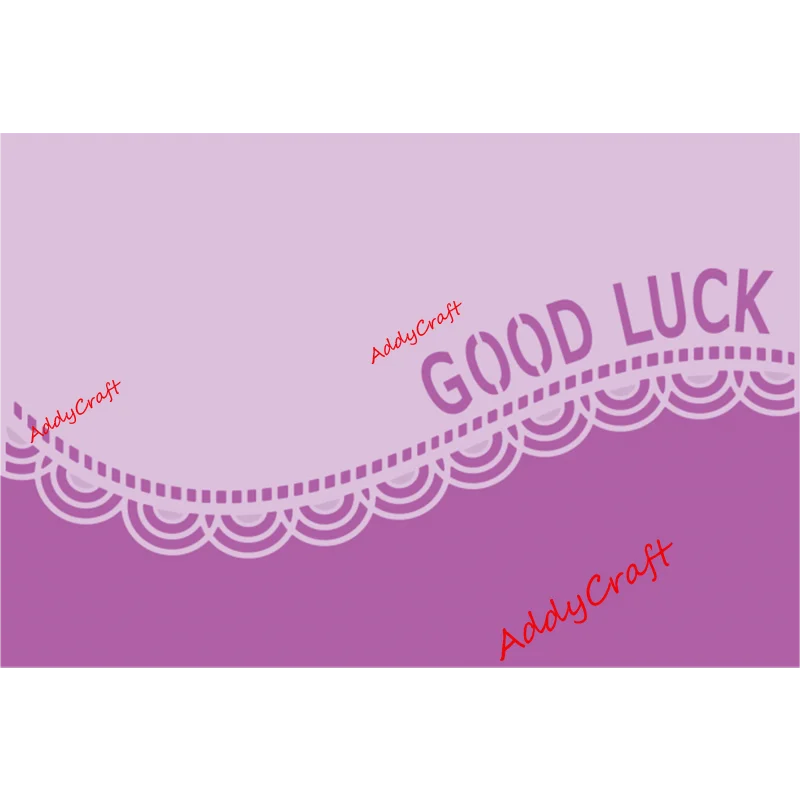 Металлические штампы для резки удачи кружевная форма скрапбукинга бумаги