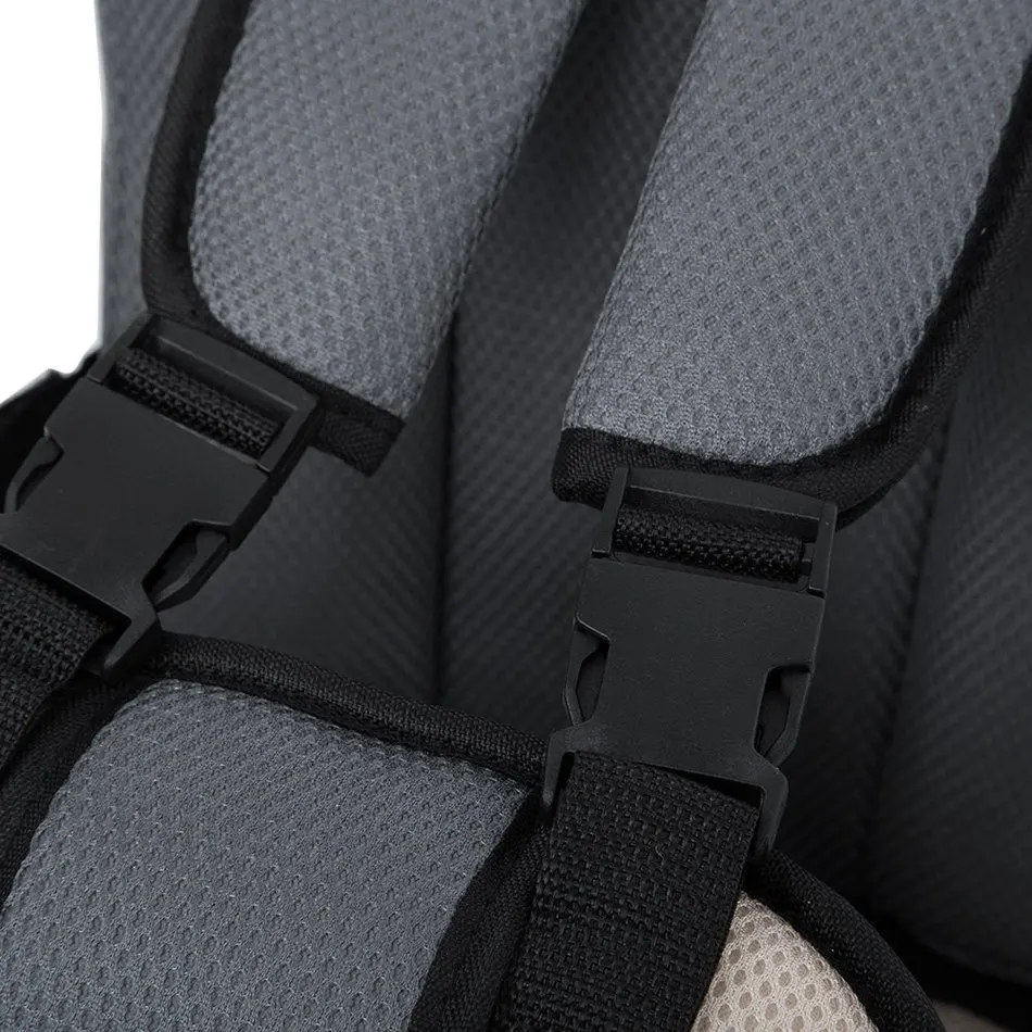 Детское автокресло портативное безопасное сиденье для детей 9-12 лет пятиточечное