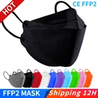 Ffp2 mascarillas kn95 маска FPP2 одобренные маски fpp2 маски защитная маска для лица mascherine ffp2 ce 4-слойная маска черная маска ffp2mask