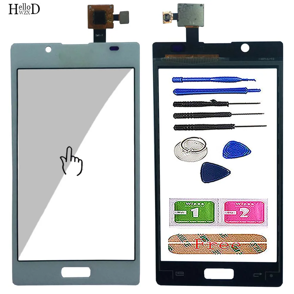

Мобильный сенсорный экран 4,3 дюйма для LG Optimus L7 P700 P705, сенсорная панель объектива, дигитайзер, инструменты для переднего стекла, 3M клей
