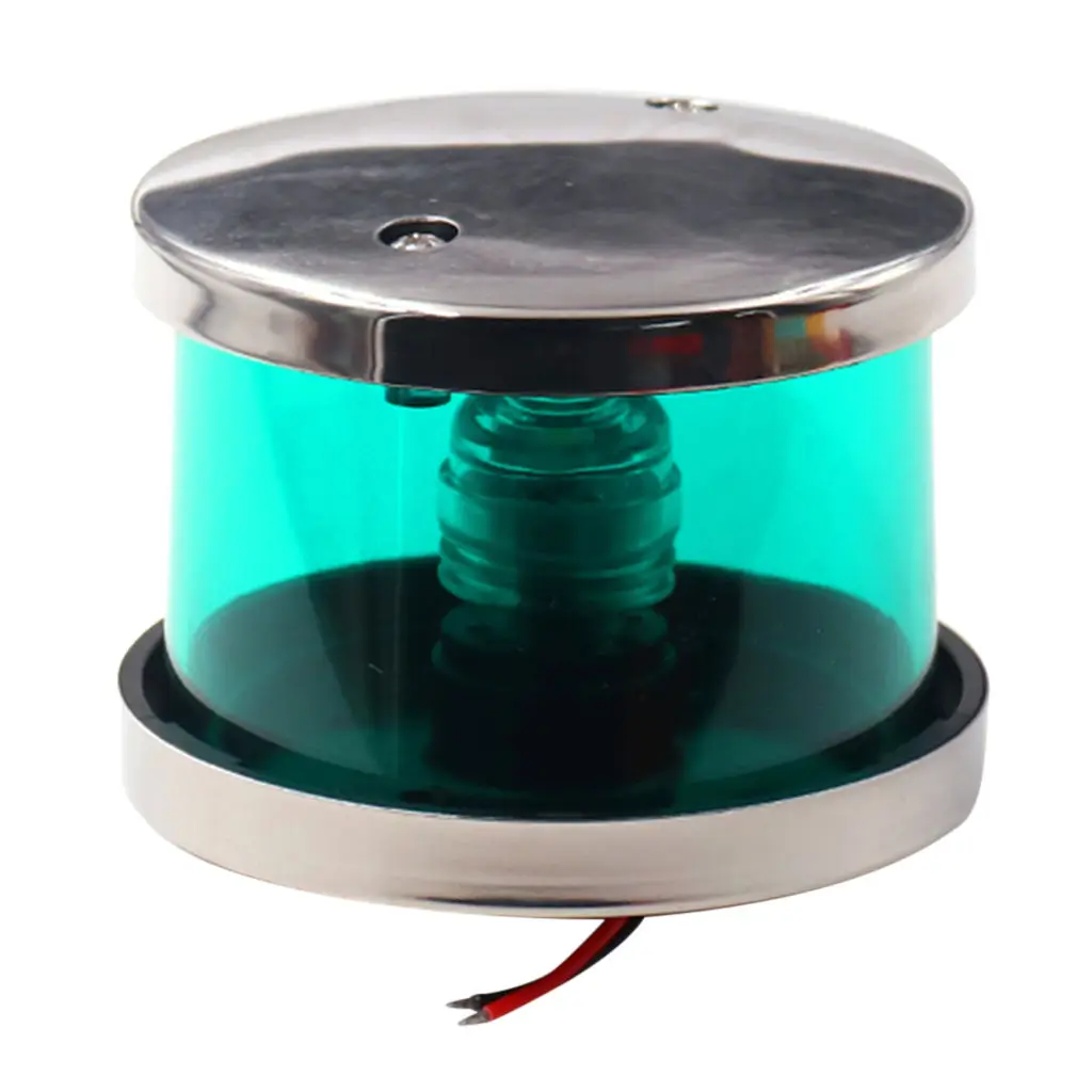 

Green 0-24V Waterproof Starboard LED Navigation Lights Low Power Consumption