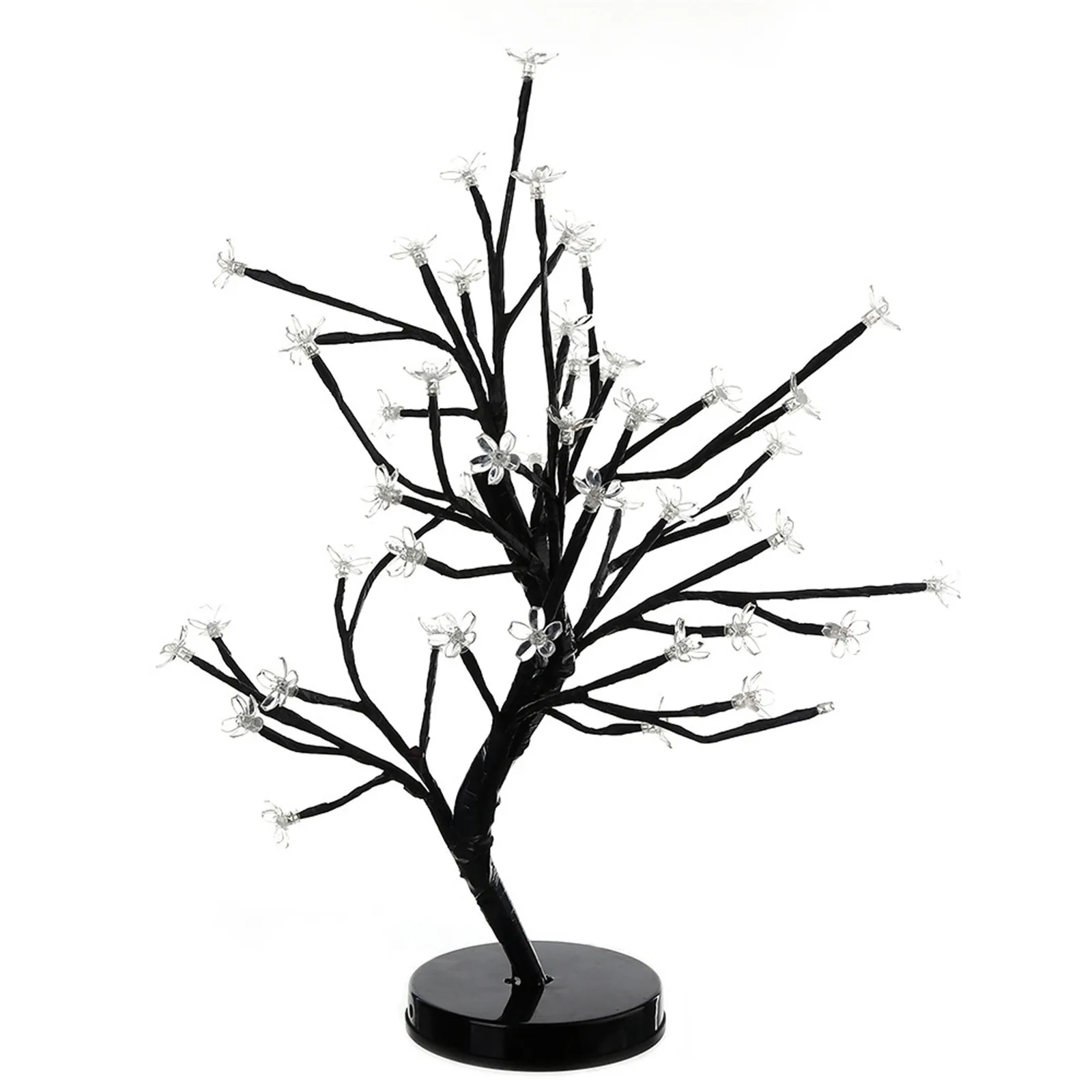

40# Led Light White Optical Fiber Flower Tree Lamp Branch Potted Nightlight Home Decoration Christmas Wedding Party Decor Lamp