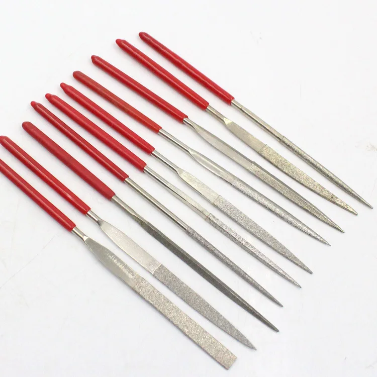 

10PCS/Set #120 3x140 Diamond Mini Needle File Set Handy Tools Ceramic Crafts Wood DIY Tool