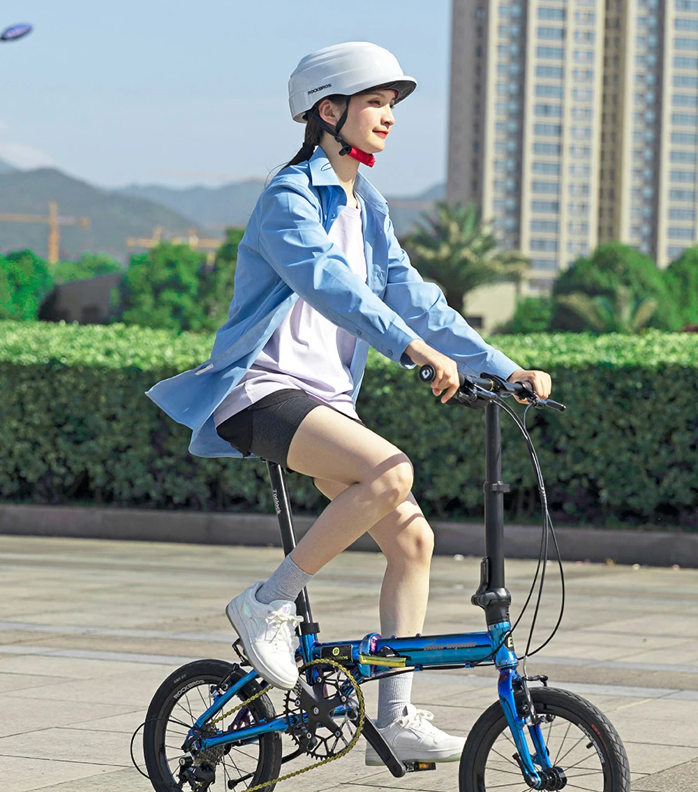 

ROCKBROS Ultralight Folding Cycling Helmet Bicycle Helmet Men Women Mountain Road Bike Leisure Scooter Safety Helmet