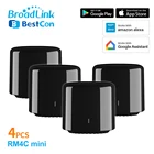 2020 Broadlink RM4C Mini 4 шт. Бесплатная доставка DHL Bestcon умный дом WiFi ИК пульт дистанционного управления, совместимый с Alexa Google Home