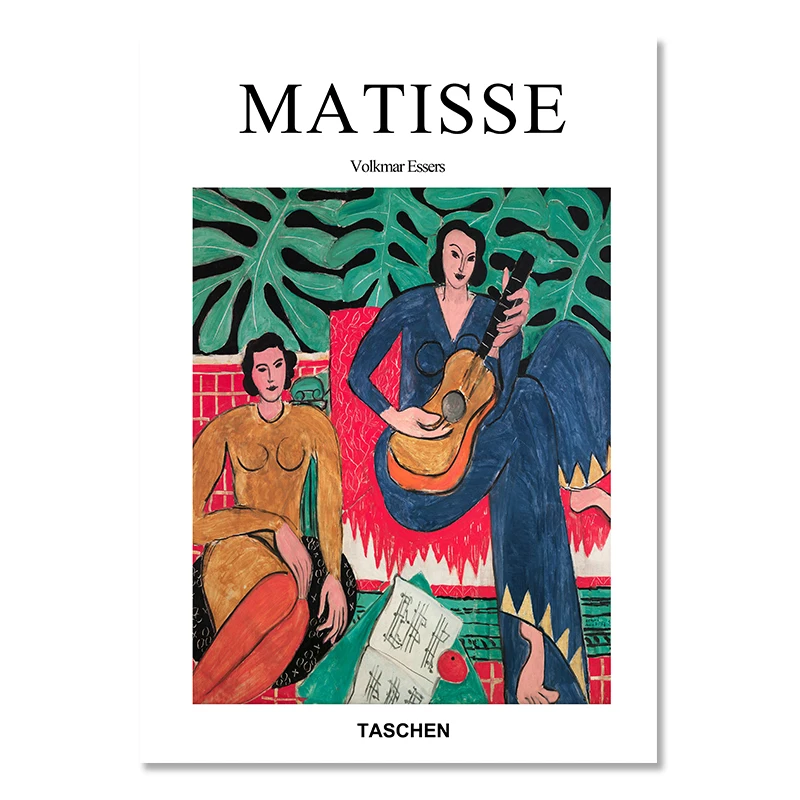 Matisse Для женщин плакаты портреты и принты гитара девушка Картина на холсте