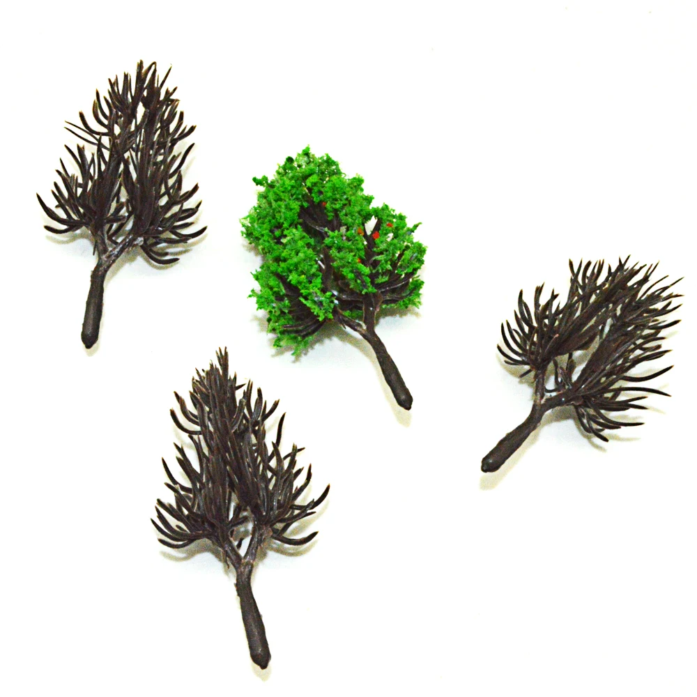 6 см-10 см модель создание зеленого дерева багажник пейзаж Хо Н г Масштаб Поезд