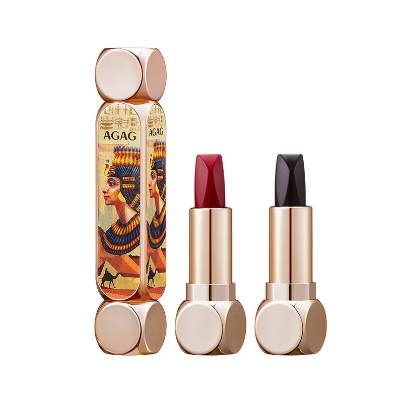 

1 Pc Six-color Magic Lipstick Waterproof Long Lasting Moisturizing Lip Stick Double Tube Matte Shimmer Makeup Cosmetics