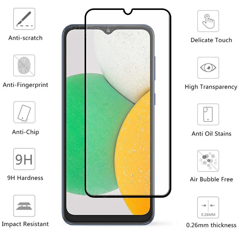 full cover glass for samsung a13 glass for samsung a13 tempered glass screen protector for samsung galaxy a 13 a13 5g lens glass free global shipping