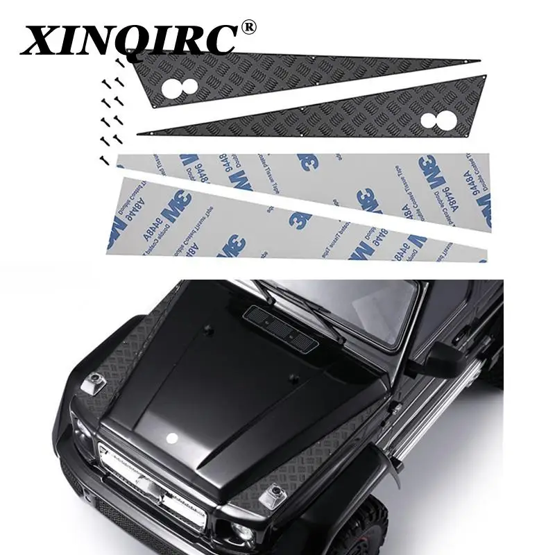 

Обновленные детали для автомобиля Trx4, металлическая противоскользящая крышка, отделочный лист для 1:10, пульт дистанционного управления, гус...