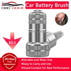 Щетка с проводом для автомобильного аккумулятора, инструмент для чистки проводов, клемм, грязи, зажим для автомобильного аккумулятора
