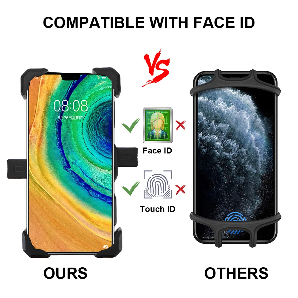 motorcycle bicycle handlebar stand mount phone holder bracket type for iphone samsung motorcycle accessories universal free global shipping