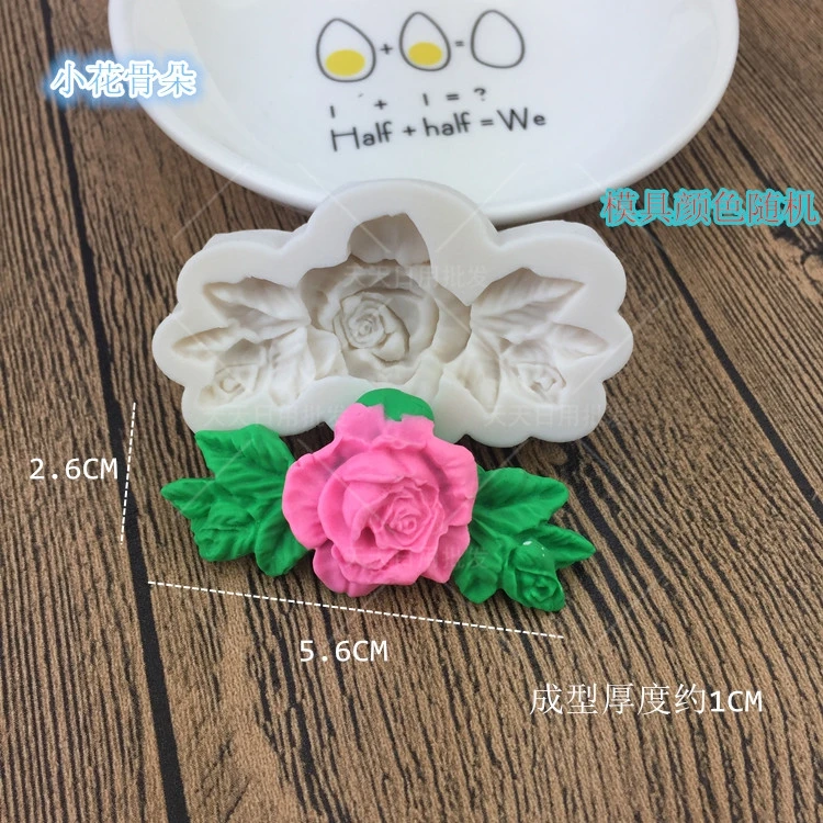 Цветок формочка в виде растения 3D силиконовая форма для торта кухонная выпечки