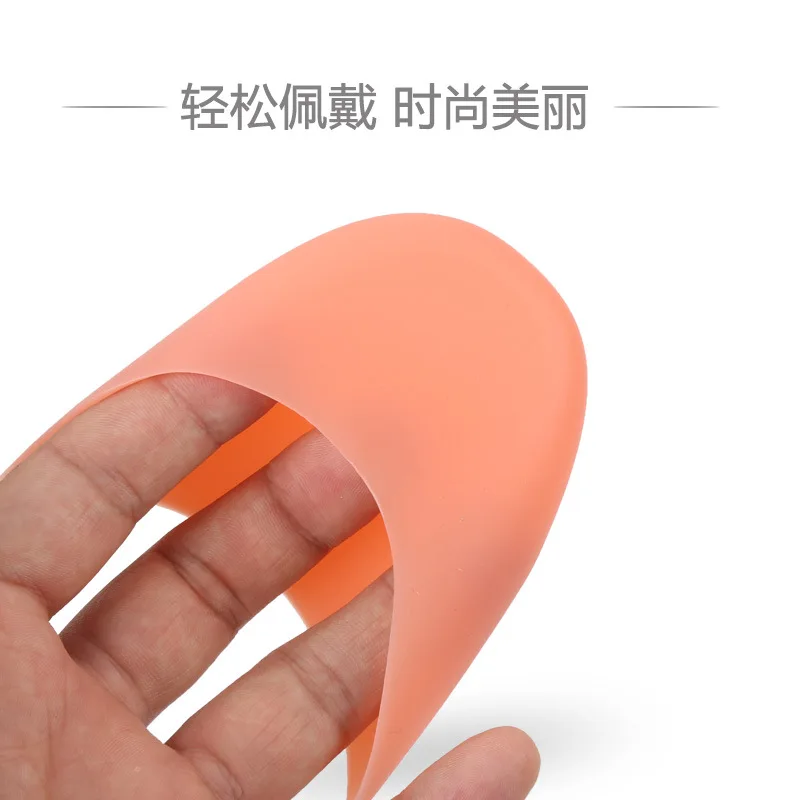 1 пара силиконовых гелевых крышек для пальцев ног мягкие защитные подушечки