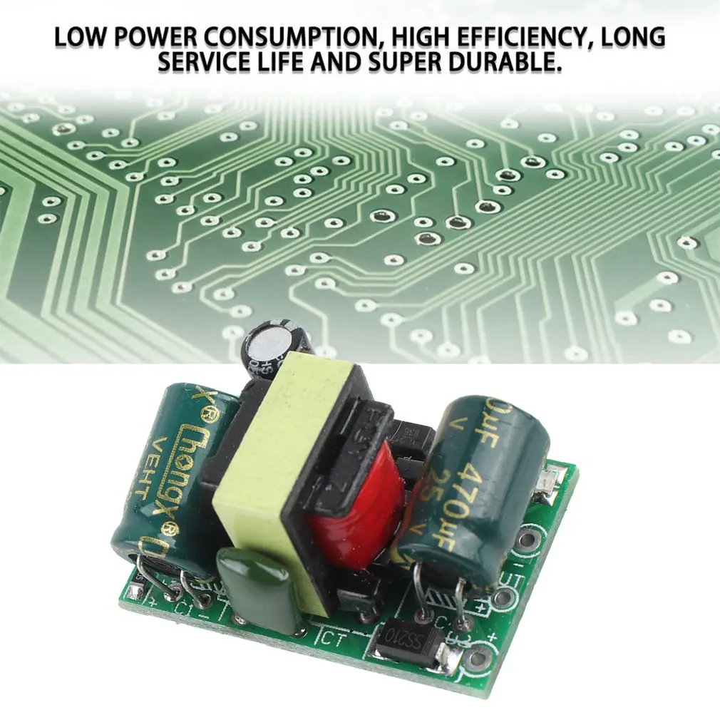 2 шт. 450mA 5 Вт AC-DC DC 12 В 500 мА блок питания понижающий преобразователь модуль