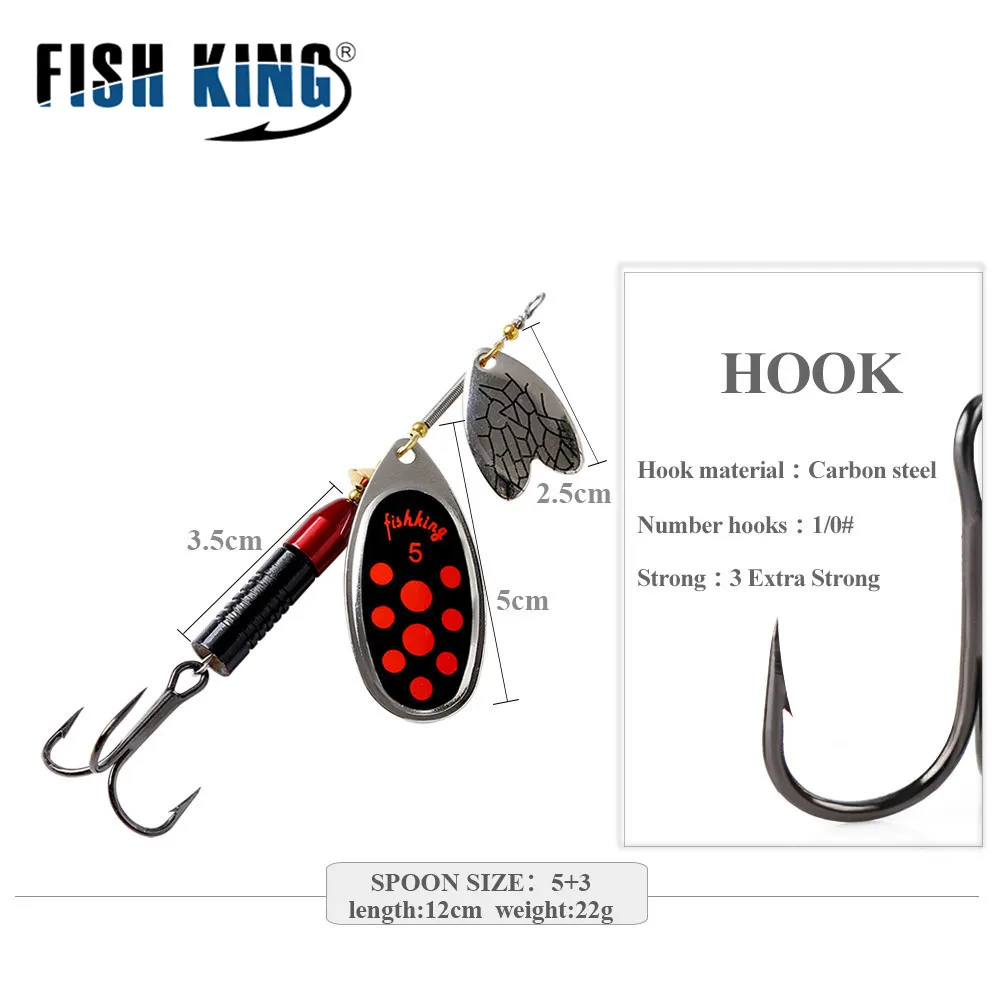 FISH KING 1 шт. 22 г длинная литая глубокая Беговая рыболовная приманка двойной срез