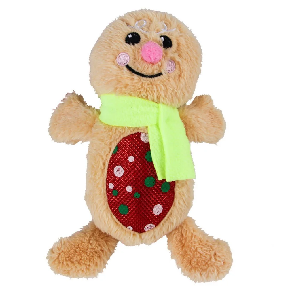 Милые игрушки для собак жевательные пищащие веревка из флиса интерактивные