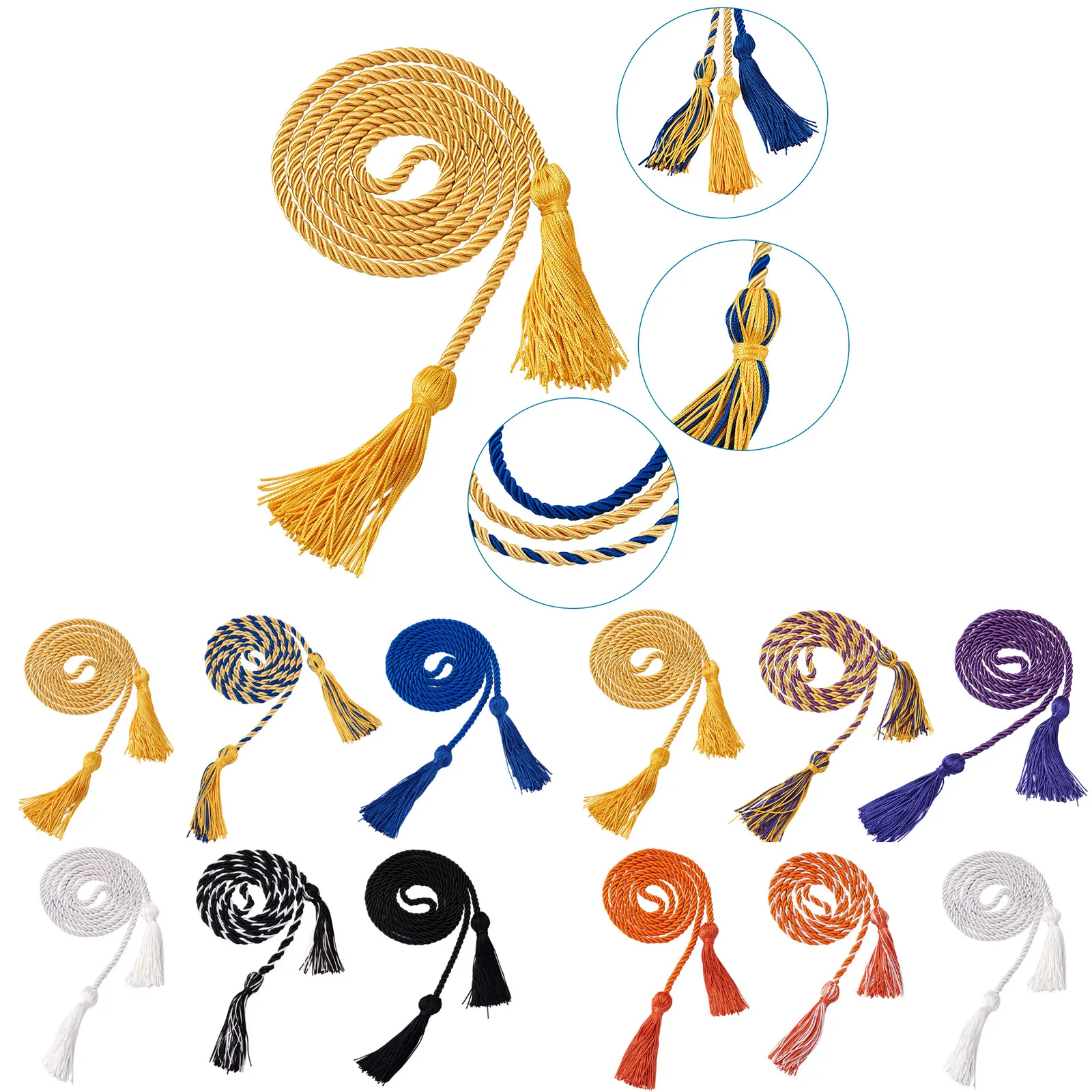 6 шт. веревка с кисточками для выпускного вечера
