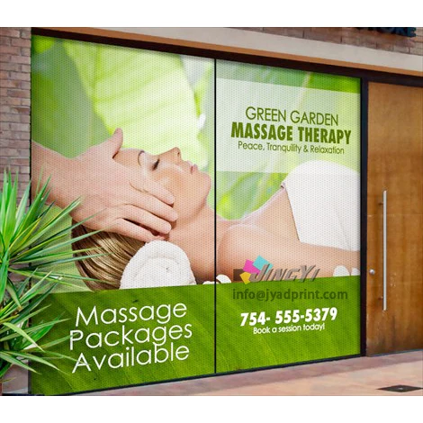 Одностороннее видение перфорированная рекламная наклейка оконная реклама