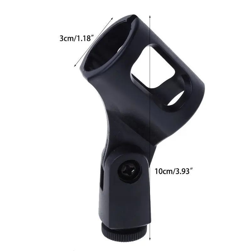 

New Mic Microphone Flexible Stand Accessory Plastic Clamp Clip Holder Mount 27RA