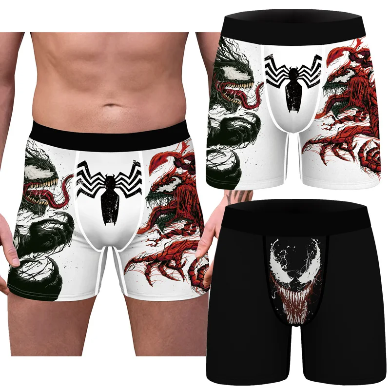 

Superhero Venom Cosplay Costume Lovers Men boxer Briefs Pants Underwear Underpants Panties