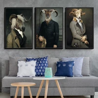 poster and prints dog goat cat modern painting fashion animals wall art canvas painting wall pictures for home decor %d0%ba%d0%b0%d1%80%d1%82%d0%b8%d0%bd%d1%8b