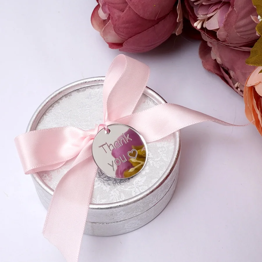 Персонализированное маленькое круглое акриловое зеркало для имени 50 шт.