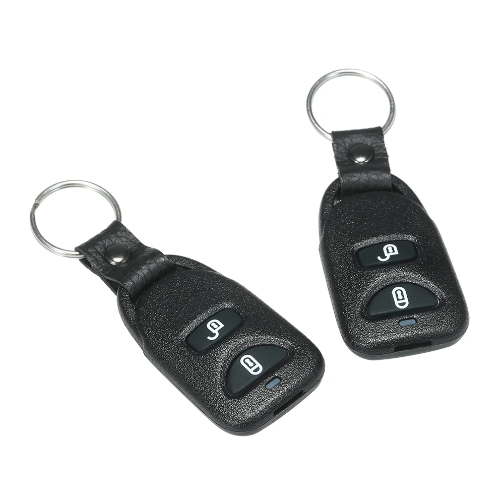 Универсальная автомобильная система блокировки двери без ключа 12 В С 2 пультами