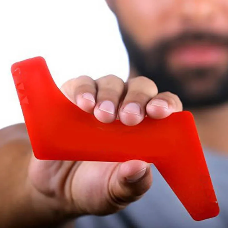 Men's Beard Combs Hair Trimmers Plastic Men Shaping Styling Template Comb Beauty Tool for Trim Templates Ruler | Красота и