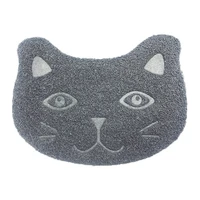 cat litter mat pet food bowl mat pvc non slip dish placemat kitten bed pads cat box mat resistance bite easy clean accessories