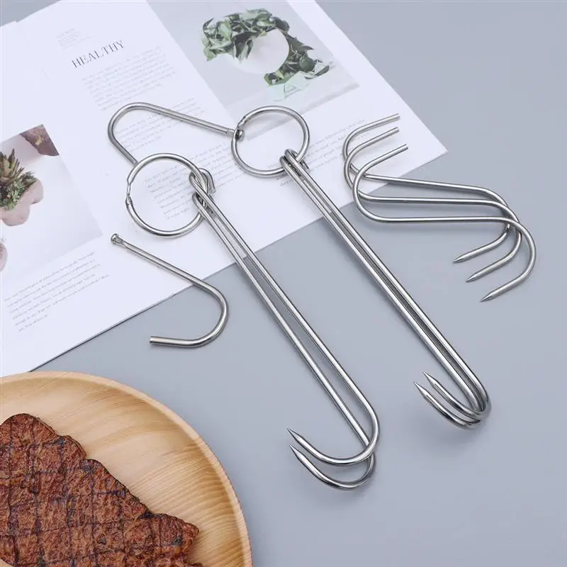 Крючки в форме буквы S и двойные крючки из нержавеющей стали 5 шт.|Крючки