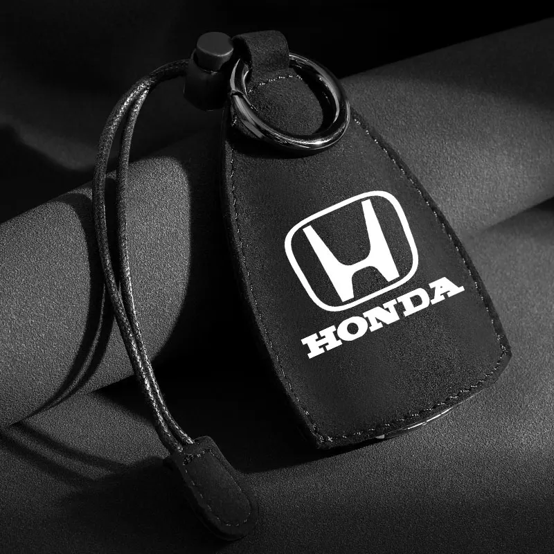 

Car Pull Type Key Bag Leather Key Cover Case Shell Holder Pouch For Honda Odyssey Insight Jazz Accord City Civci CRV FIT HRV
