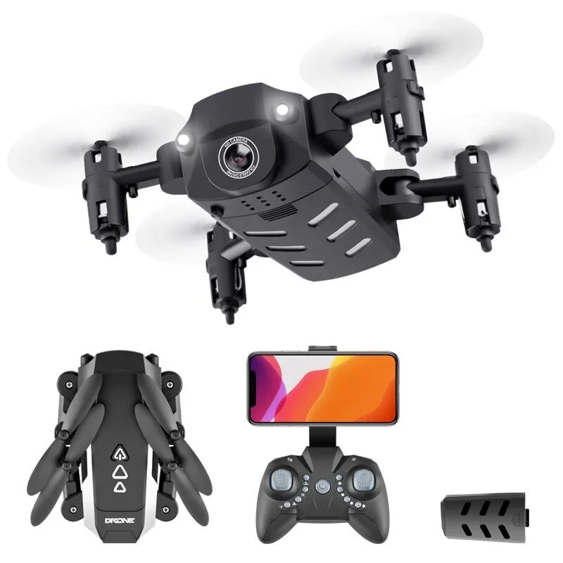 Дрон с камерой 4K 1080P Радиоуправляемый вертолет Квадрокоптер складной мини