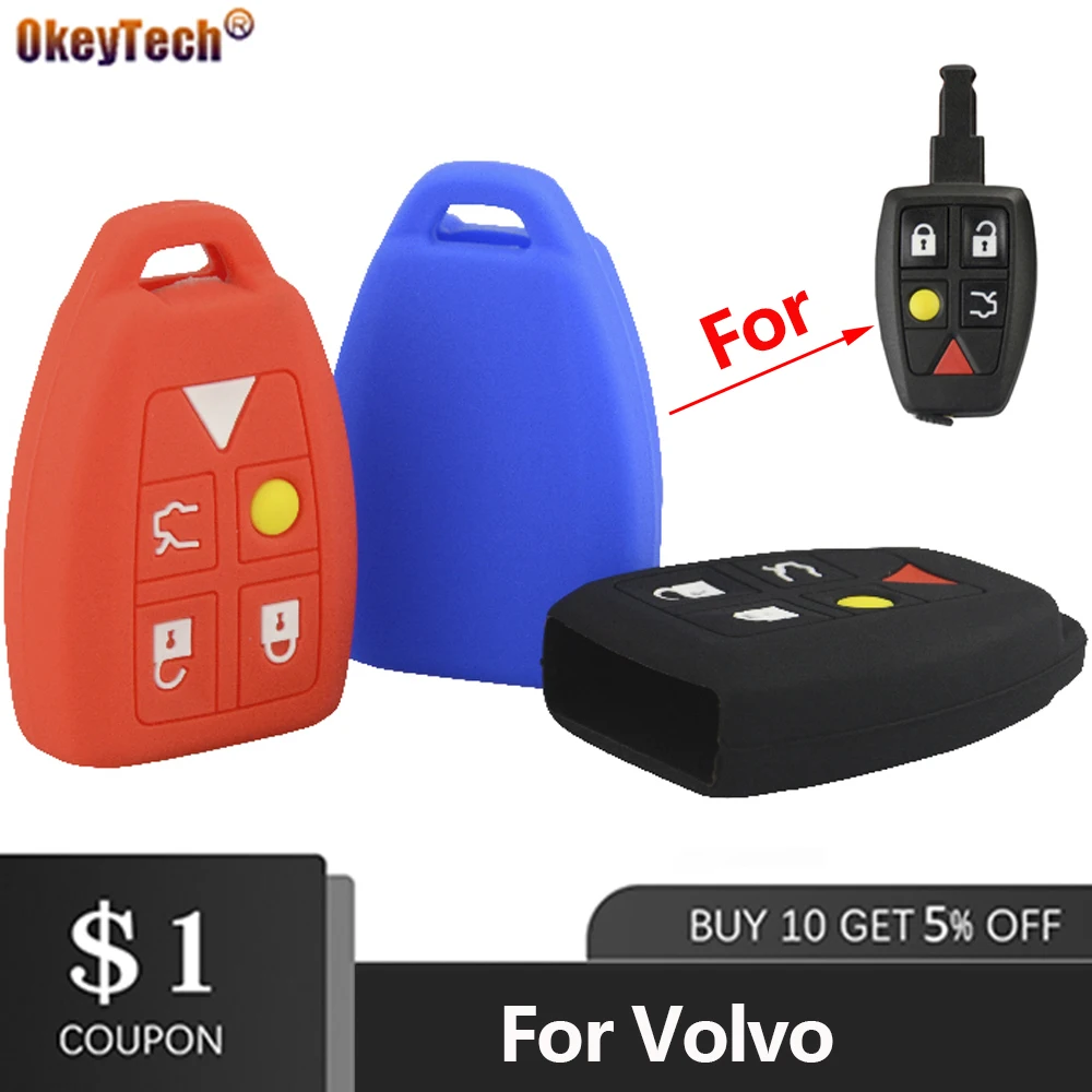 OkeyTech автомобильные аксессуары силиконовый защитный чехол для ключа