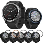 Для Garmin Fenix 6S Pro сапфировое металлическое кольцо-ободк Стайлинг чехол смарт-часы крышка из нержавеющей стали защита от царапин кольцо