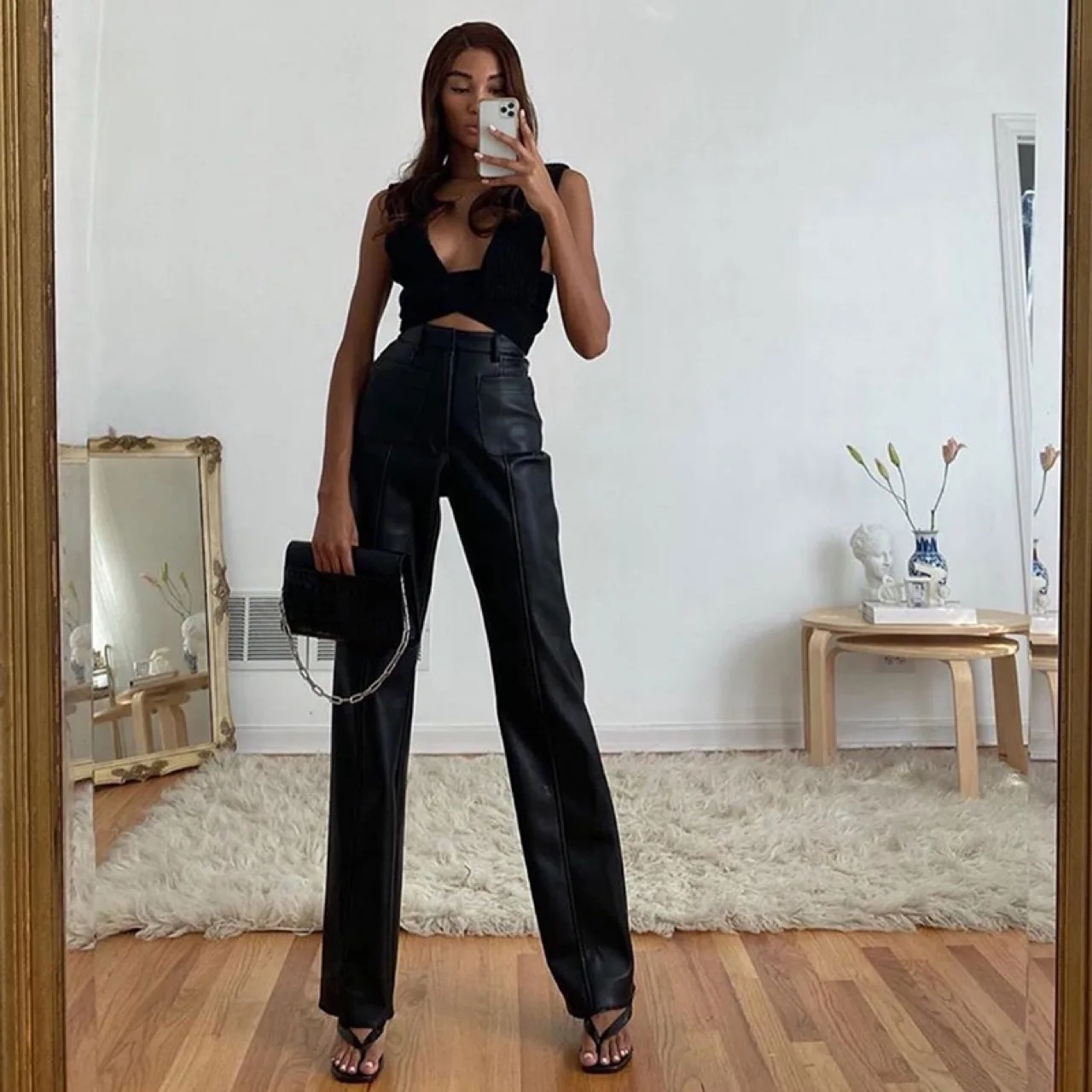 Твердые Цвет карман женские зимние полусапоги из искусственной ягодиц штаны с