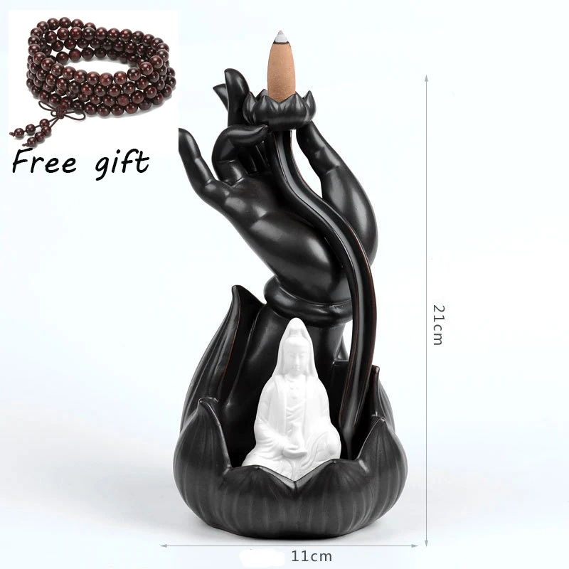 T Ретро Держатель для благовоний ручной работы Керамические изделия с