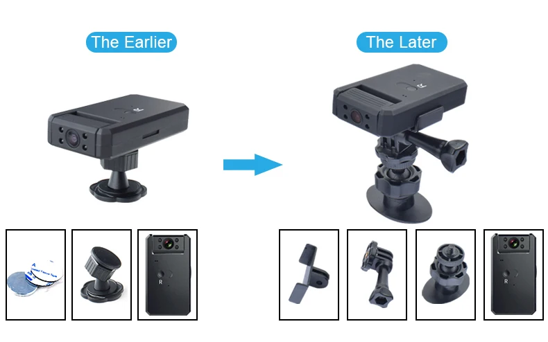 Беспроводная мини-камера, умная WiFi видеокамера, точка доступа AP, 720P HD, ночное видение, видео, микро маленькая Ip камера, обнаружение движения, Vlog Espia