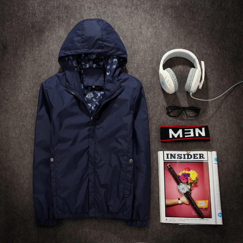 

Free Shipping Male Jackets Solid color Windbreaker Jacket Men Coat Wind Breaker Mens Jackets Coats