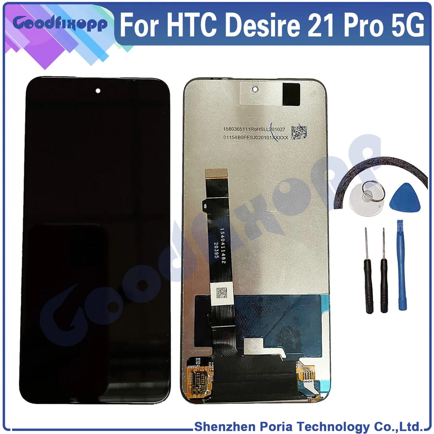 100% Tested For HTC Desire 21 Pro 5G LCD Display Touch Screen Digitizer Assembly For HTC Desire 21Pro LCD Replacement