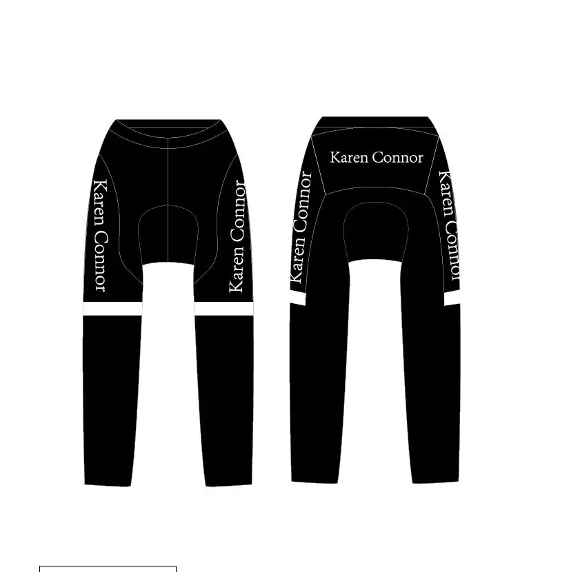 Карен Коннор DIY заказной набор для велоспорта - Цвет: Winter  bib pants