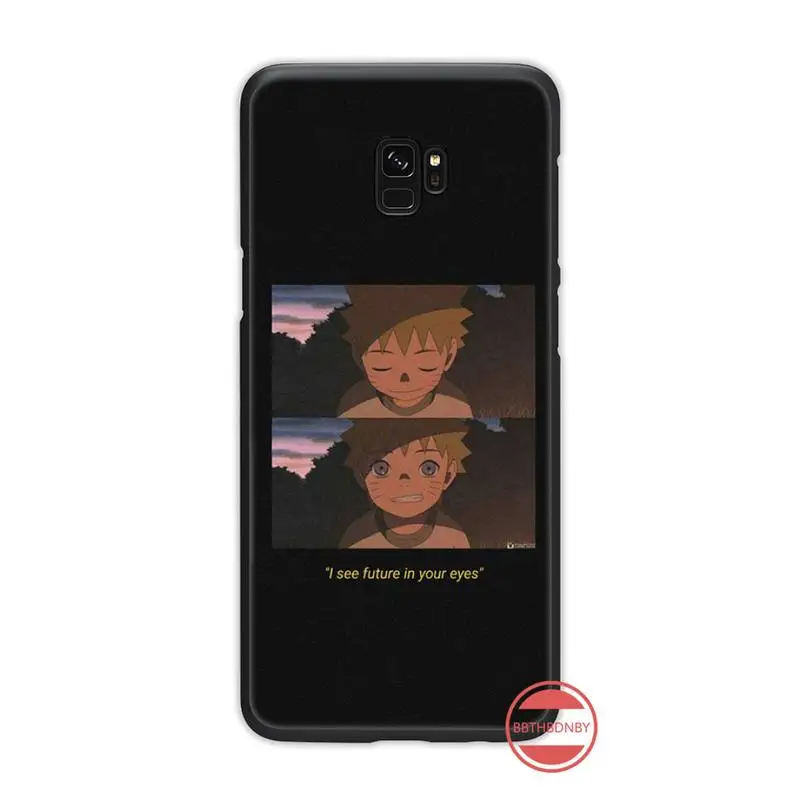 Аниме Наруто Итачи новое поступление черный чехол для мобильного телефона Samsung S6