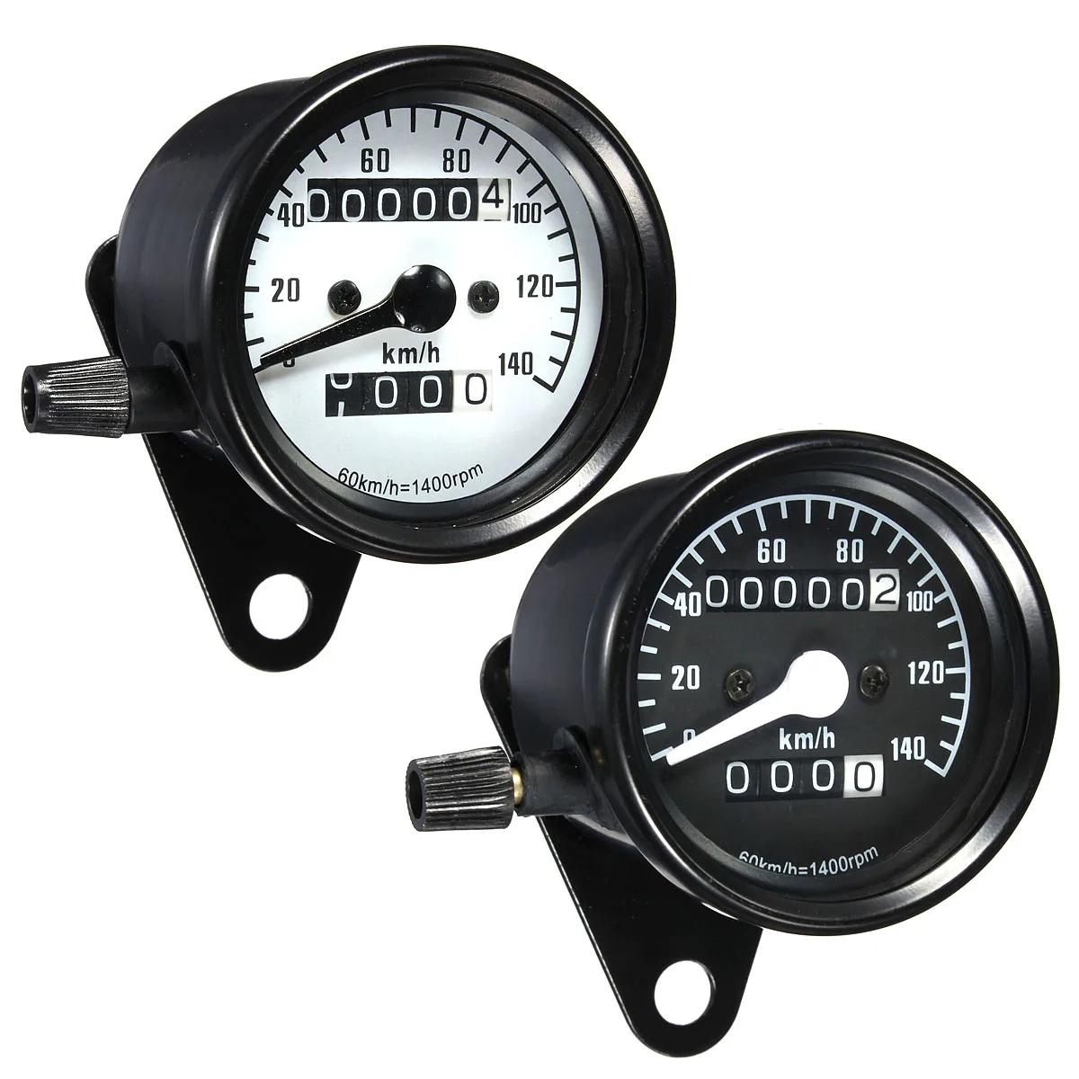 Универсальный измеритель пробега мотоцикла спидометр черный белый | Автомобили