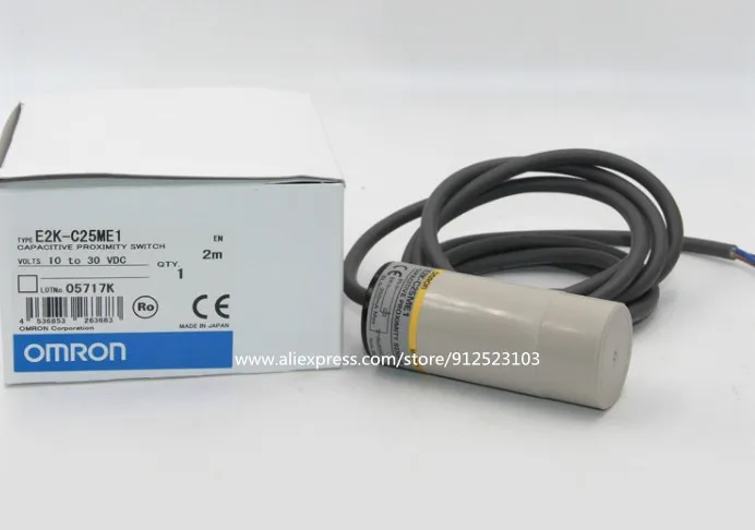 E2K-C25MF2 E2K-C25ME2 Omron емкостный датчик приближения с регулируемой чувствительностью