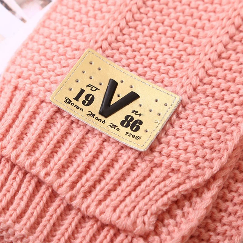 

Baby Scarf Winter Warmer Scarf Ball Design Hat Infant Cotton Collar Scarves Neckerchiefs Headwear Set