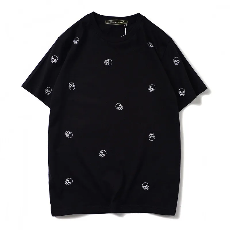 

Summer Men/women's high quality Cotton T-shirts Chic women's embbroidery casual Tee tops B779