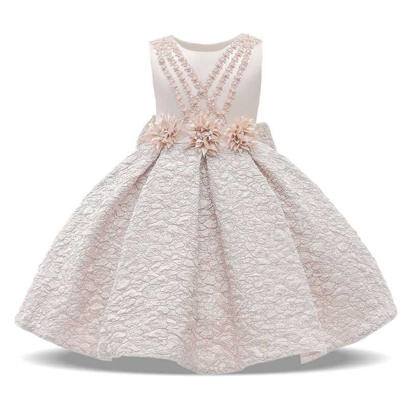 2022 детское свадебное платье с большим бантом для девочек Детский костюм вечернее