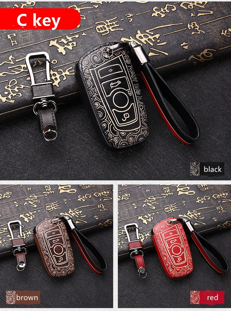 Чехол для брелка из натуральной кожи BMW чехол F30 E90 E88 E86 F10 F15 M3 M1 2 3 5 Series Z4 GT