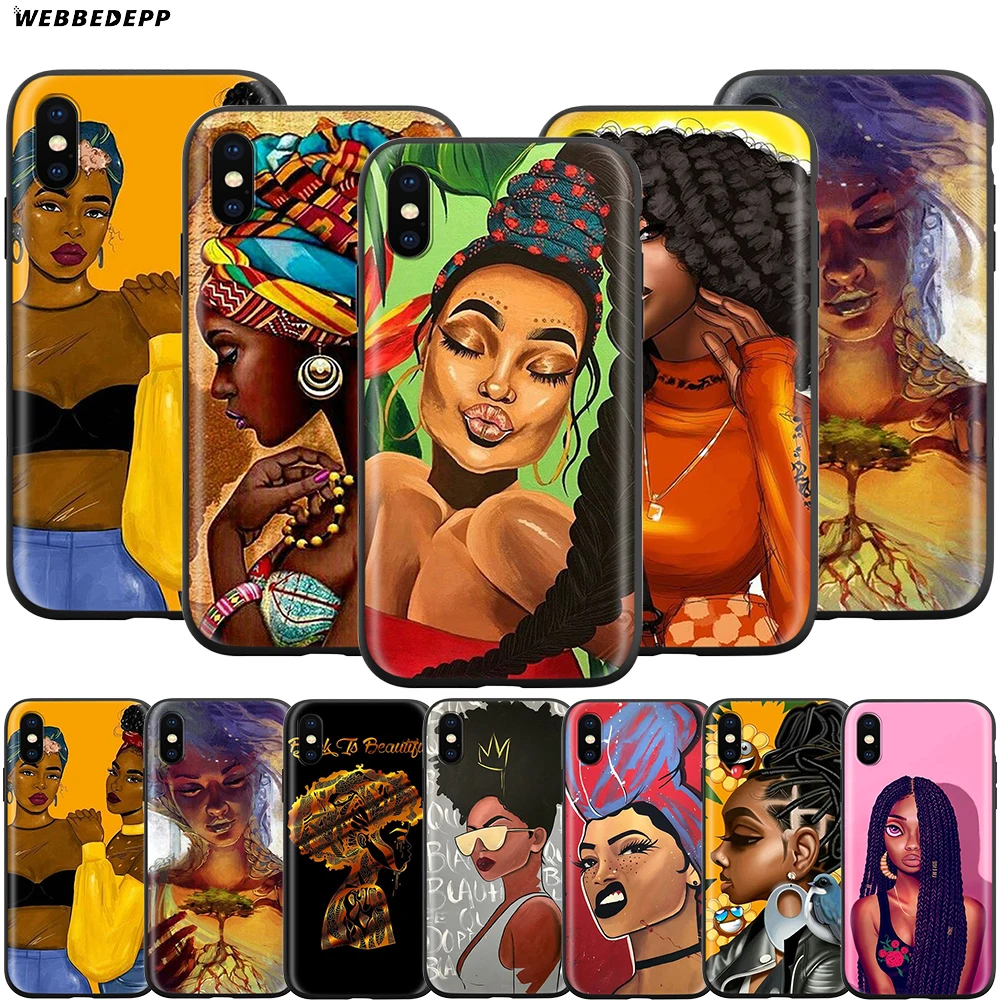 Webbedepp Африканский чехол для девочек Apple iPhone 12 Mini 11 Pro XS Max XR X 8 7 6 6S Plus 5 5S SE|Бамперы| |